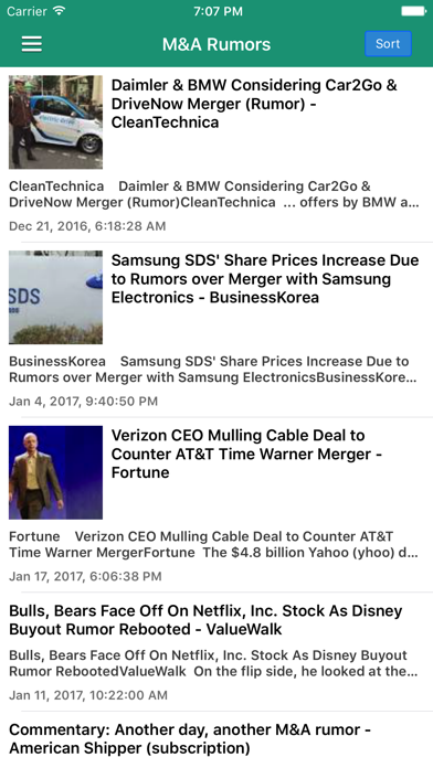 Screenshot #2 pour Mergers & Acquisitions News Free - M&A Updates
