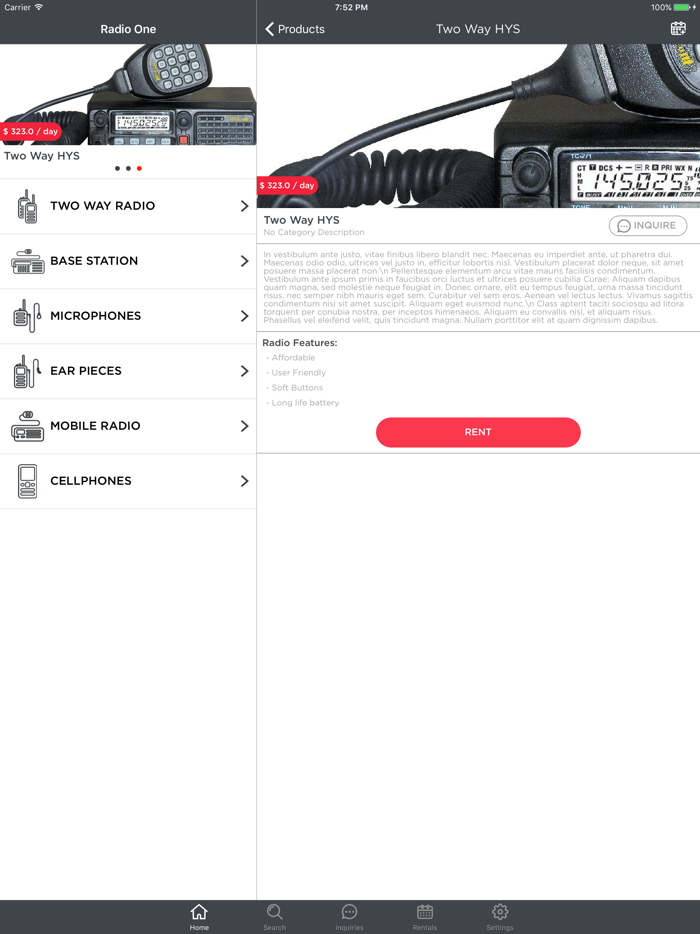 Radio One - Rent and Inquire radios from Radio1