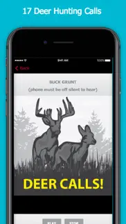 deer calls pro for whitetail buck hunting iphone screenshot 1