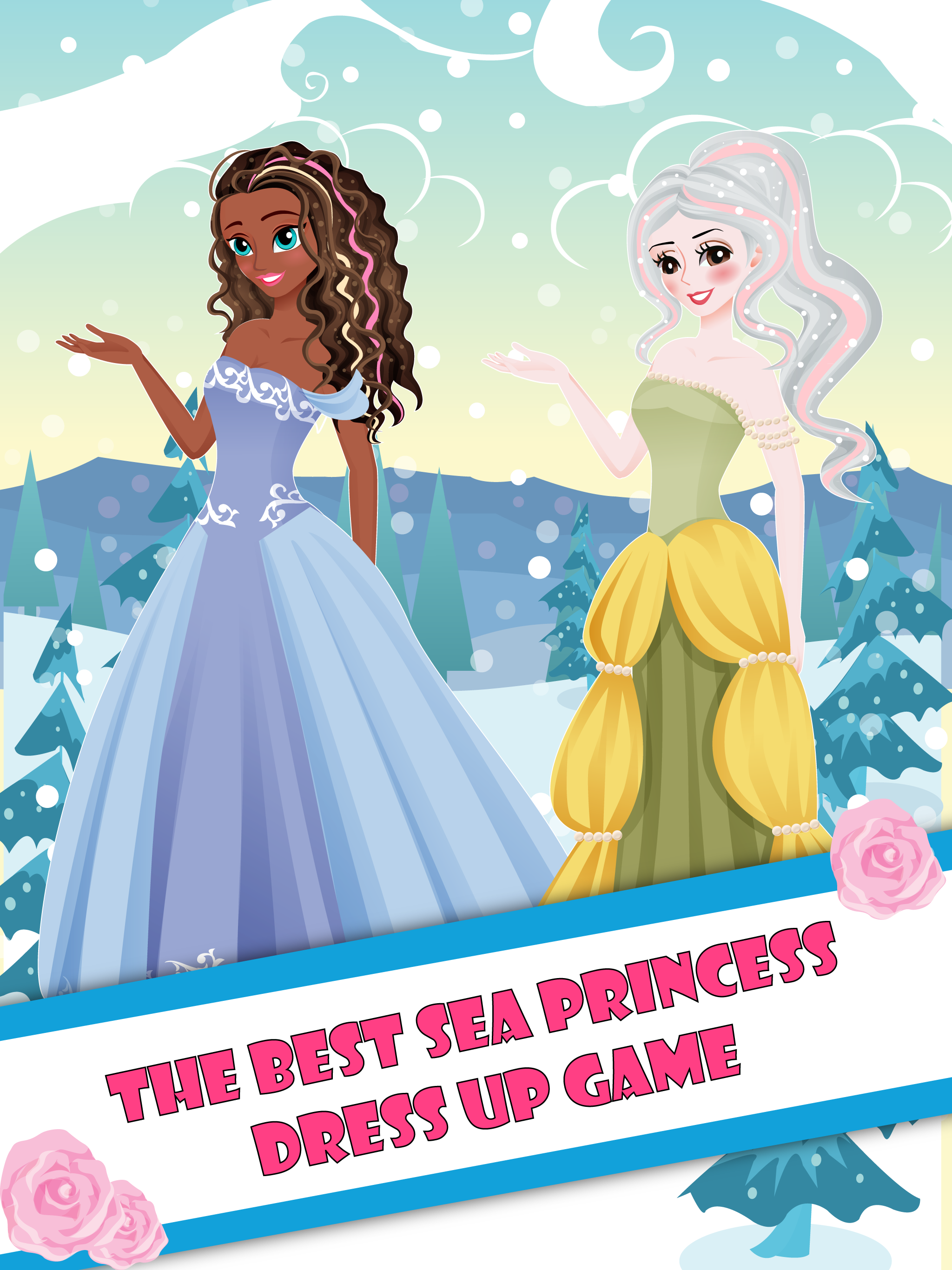Sea Princess Dress Up - My Queen Girls Ocean