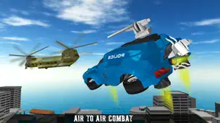 Screenshot 2 Futurista robot simulador coche policía 3D iphone