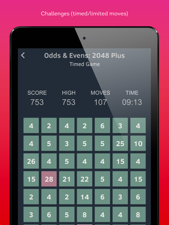 Screenshot #5 pour Odds & Evens: 2048 Plus