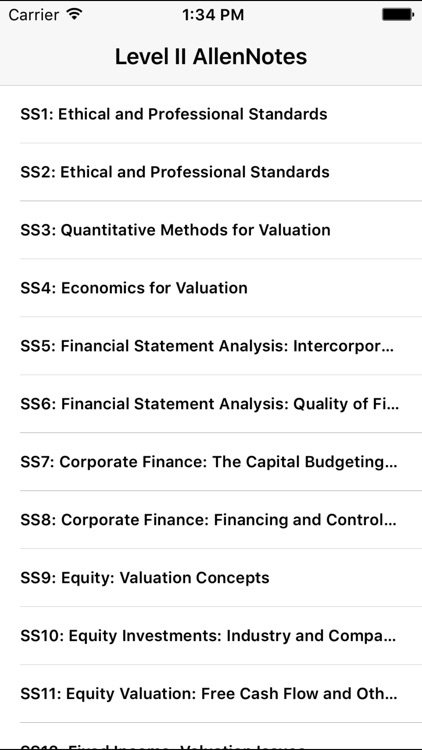 L2 CFA® Exam Notes
