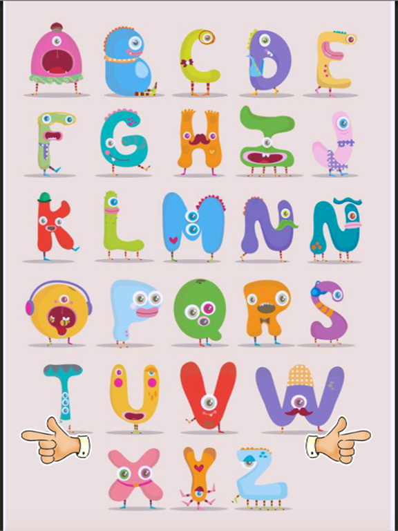 Alphabets Phonics Addition and Multiplication Kids iPad screenshot