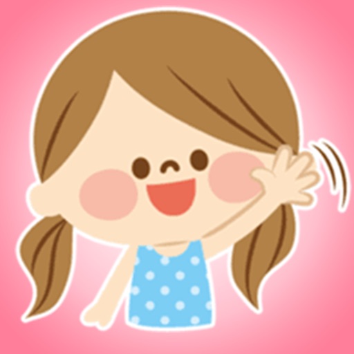 Cheerful Ruddy Girl - New Smile Stickers! icon