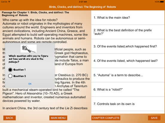 Screenshot #6 pour 5th Grade Reading Comprehension Practice