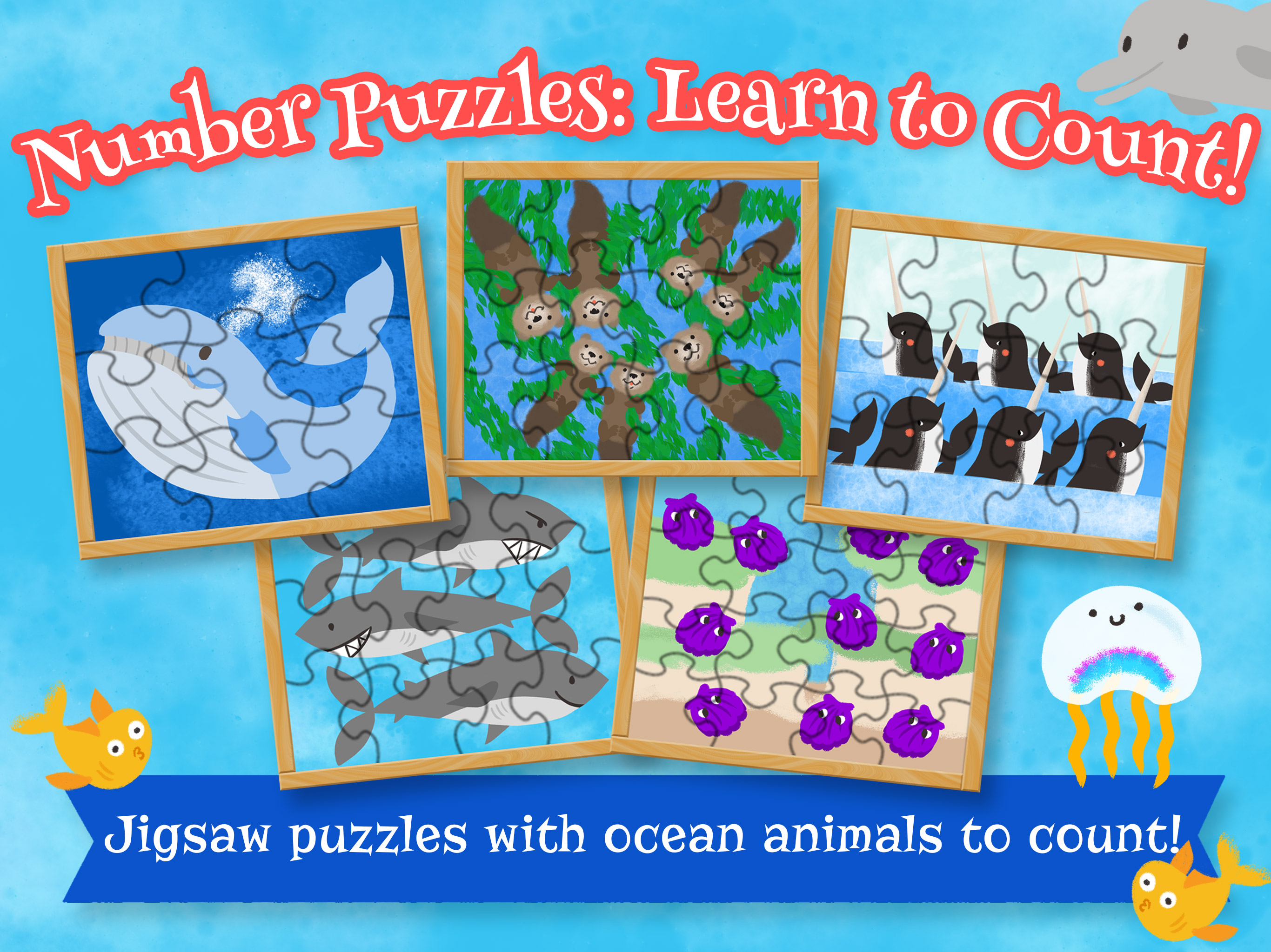 Number Puzzles for Kids: Counting Games