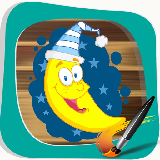 Moon Kids Coloring Best Version iOS App