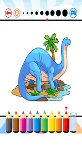 Dinosaurs2 Coloring Book - Activities for Kid screenshot #2 for iPhone