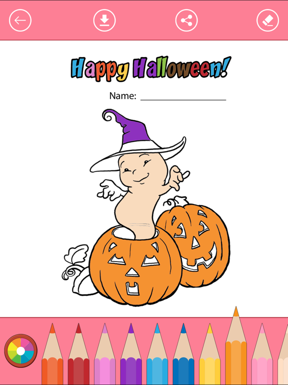 Screenshot #4 pour Livre à colorier d'Halloween pour les enfants