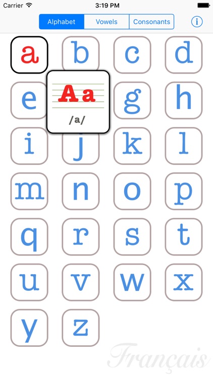 Learn french-french alphabet & french vocabulary