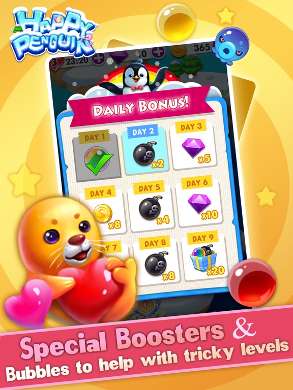 Screenshot #6 pour Happy Penguin - Bubble Shooter