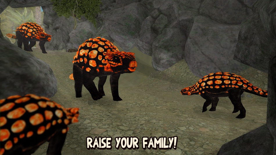 #3. Jurassic Dino Ankylosaurus Simulator 3D (iOS) 由: Tayga Games OOO