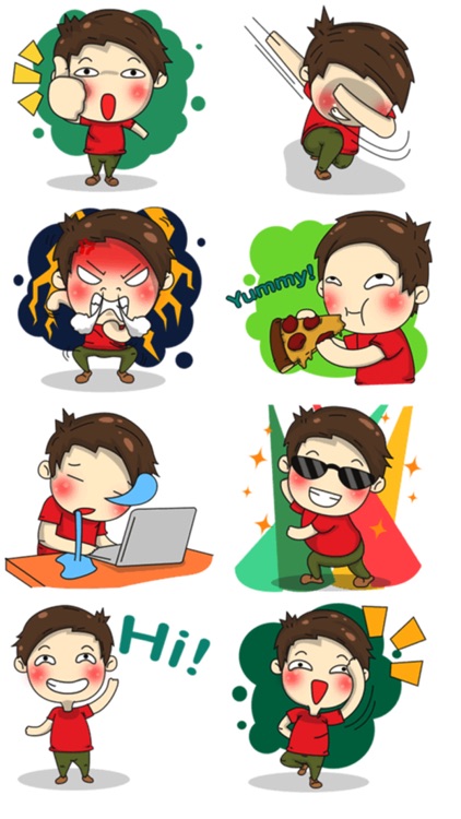 Funny Teen Stickers screenshot-3