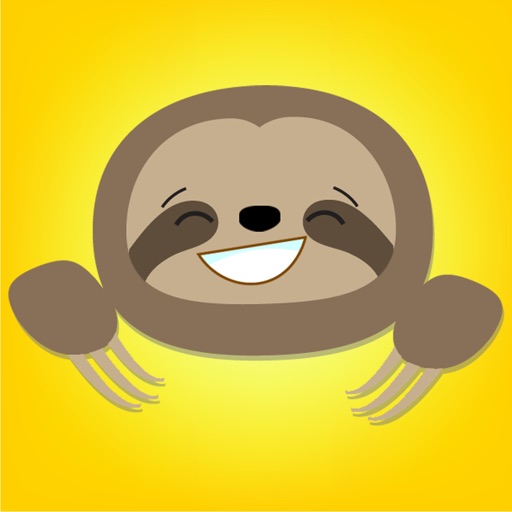 Cute Sloth Face Emojis Sticker Pack