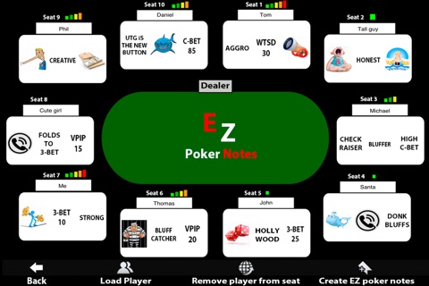 Ez Poker Notes screenshot 2