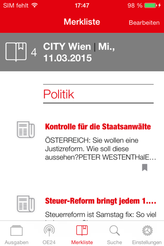 Tageszeitung ÖSTERREICH HD - náhled