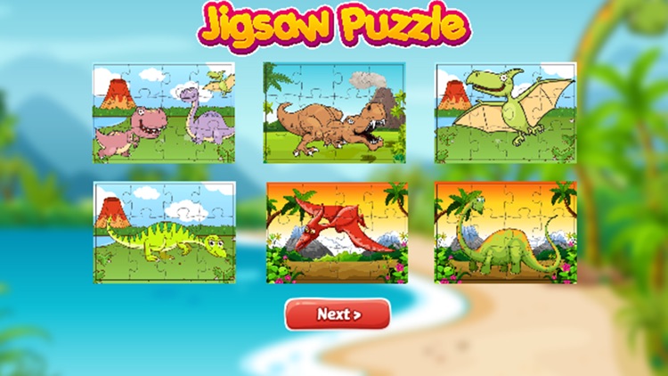 Dino World: Jurassic Zoo Dinosaur Jigsaw Games