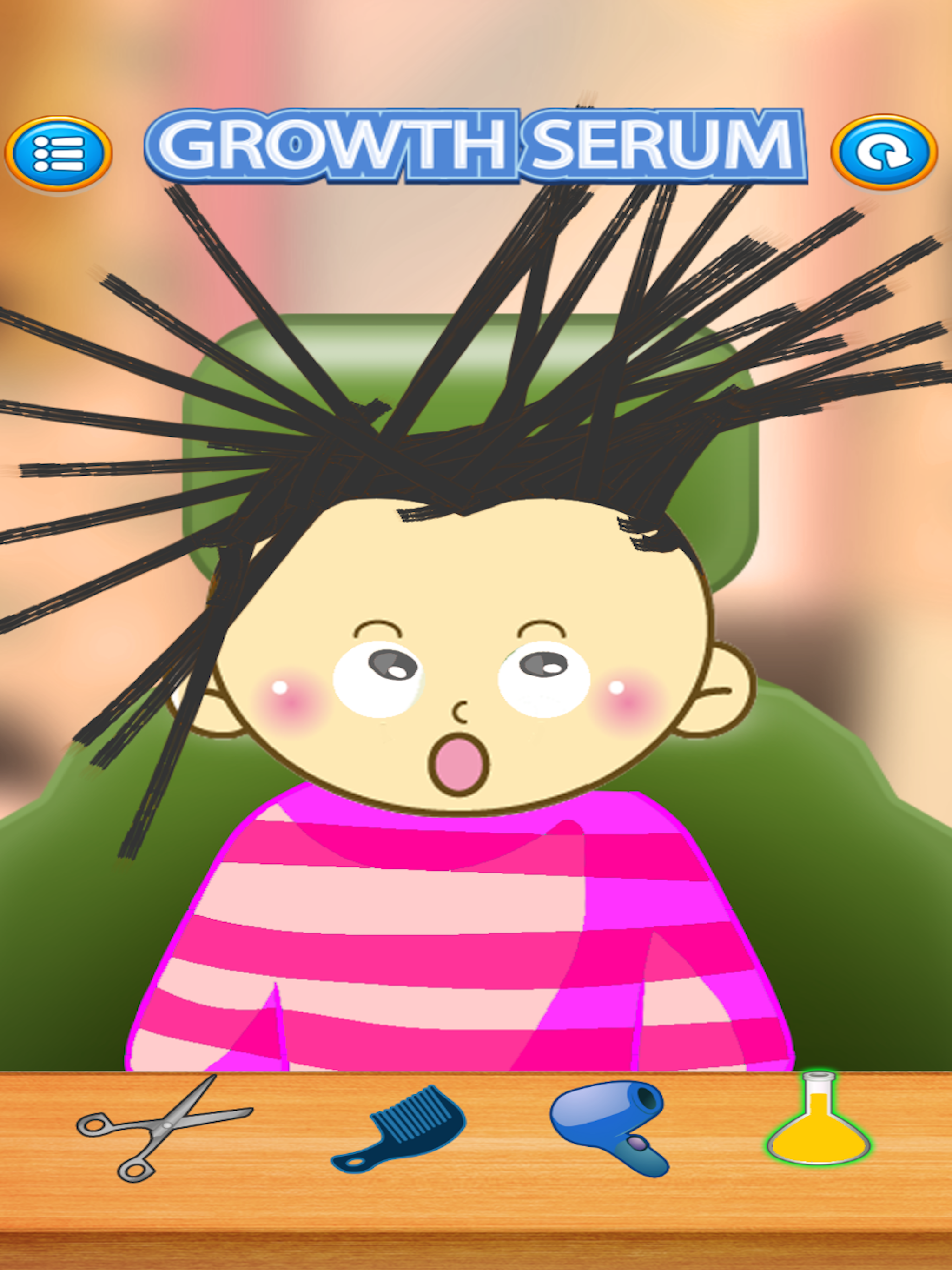 Intellectual Games/Black hair cut