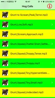 real hog hunting calls & sounds iphone screenshot 2