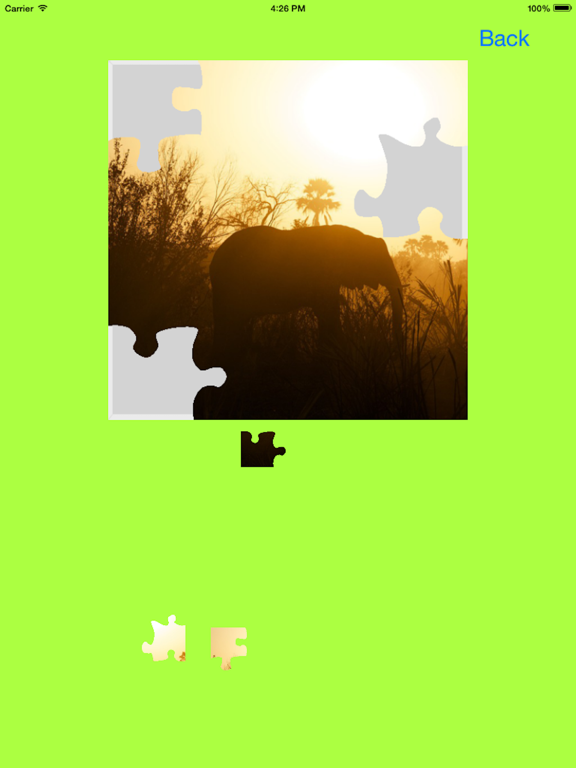 Screenshot #6 pour Elephants Jigsaw Puzzles with Photo Puzzle Maker