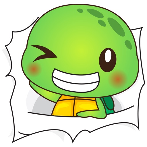 Pura the funny turtle 6 for iMessage Sticker icon