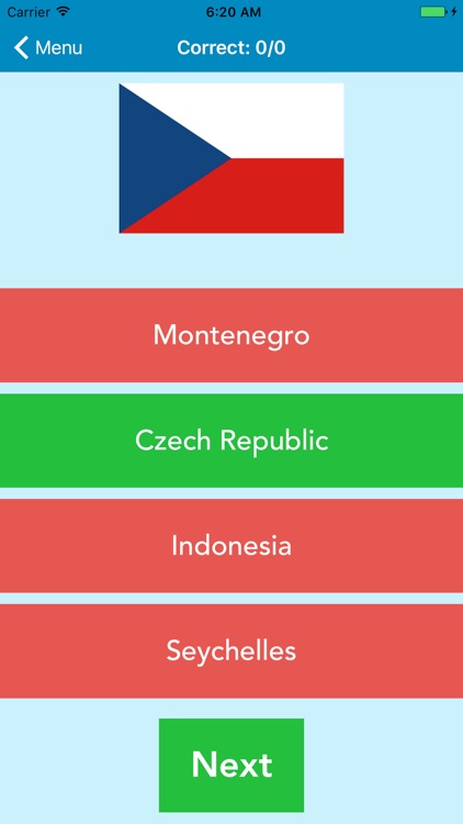 World Flags Free country/capital quiz without ads