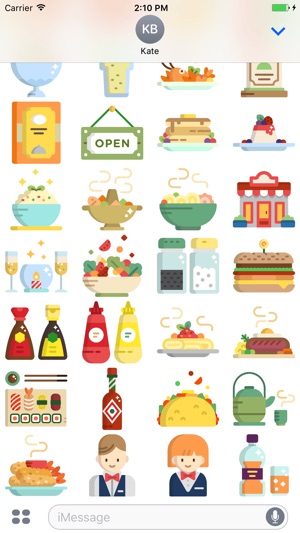 FoodMoji - Delicious Dinner Stickers(圖4)-速報App