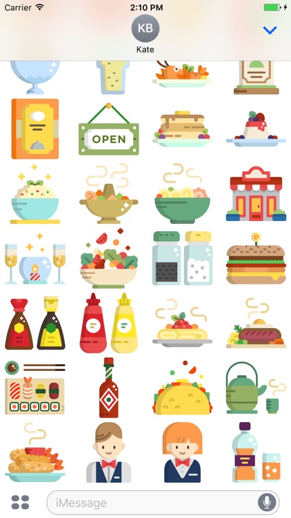 FoodMoji - Delicious Dinner Stickers screenshot-3