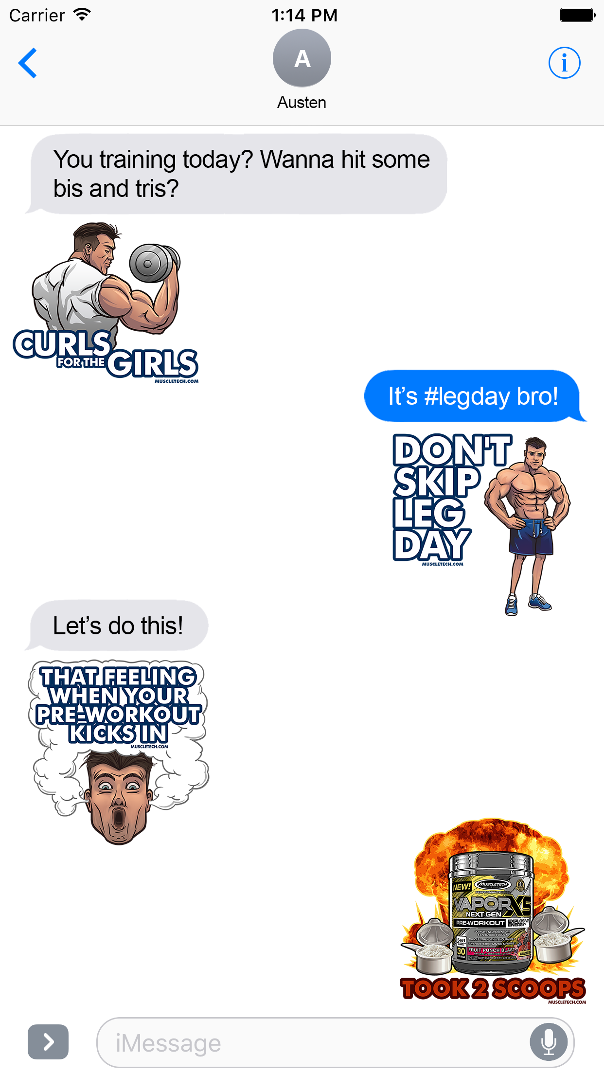 MuscleTech Emojis
