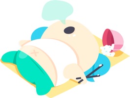 Emily Blue stickers for iMessage