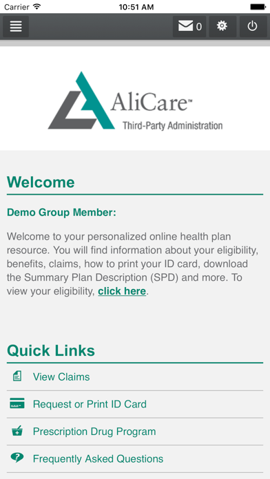 App screenshot