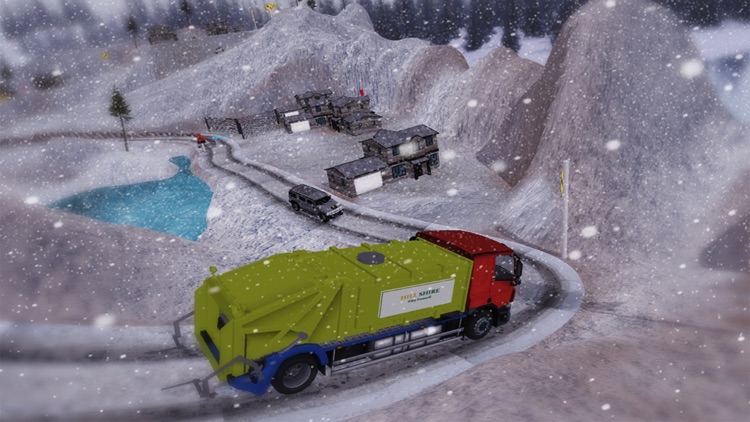 Mountain Off-road Garbage Truck Driving simulator