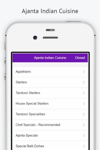 Ajanta Indian Cuisine screenshot 2