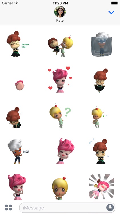 Friendly Fairy Animated Emoji Stickers