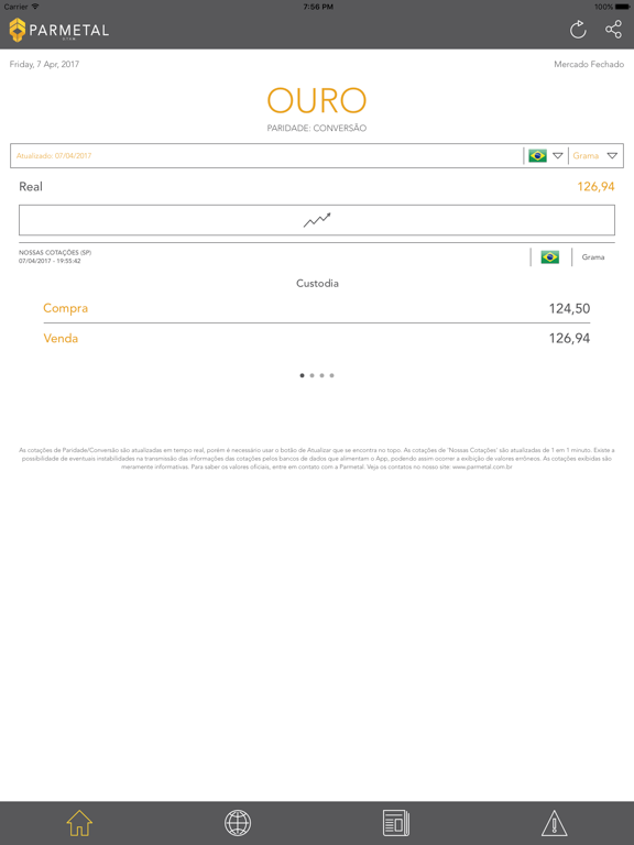 Screenshot #4 pour Parmetal Cotação