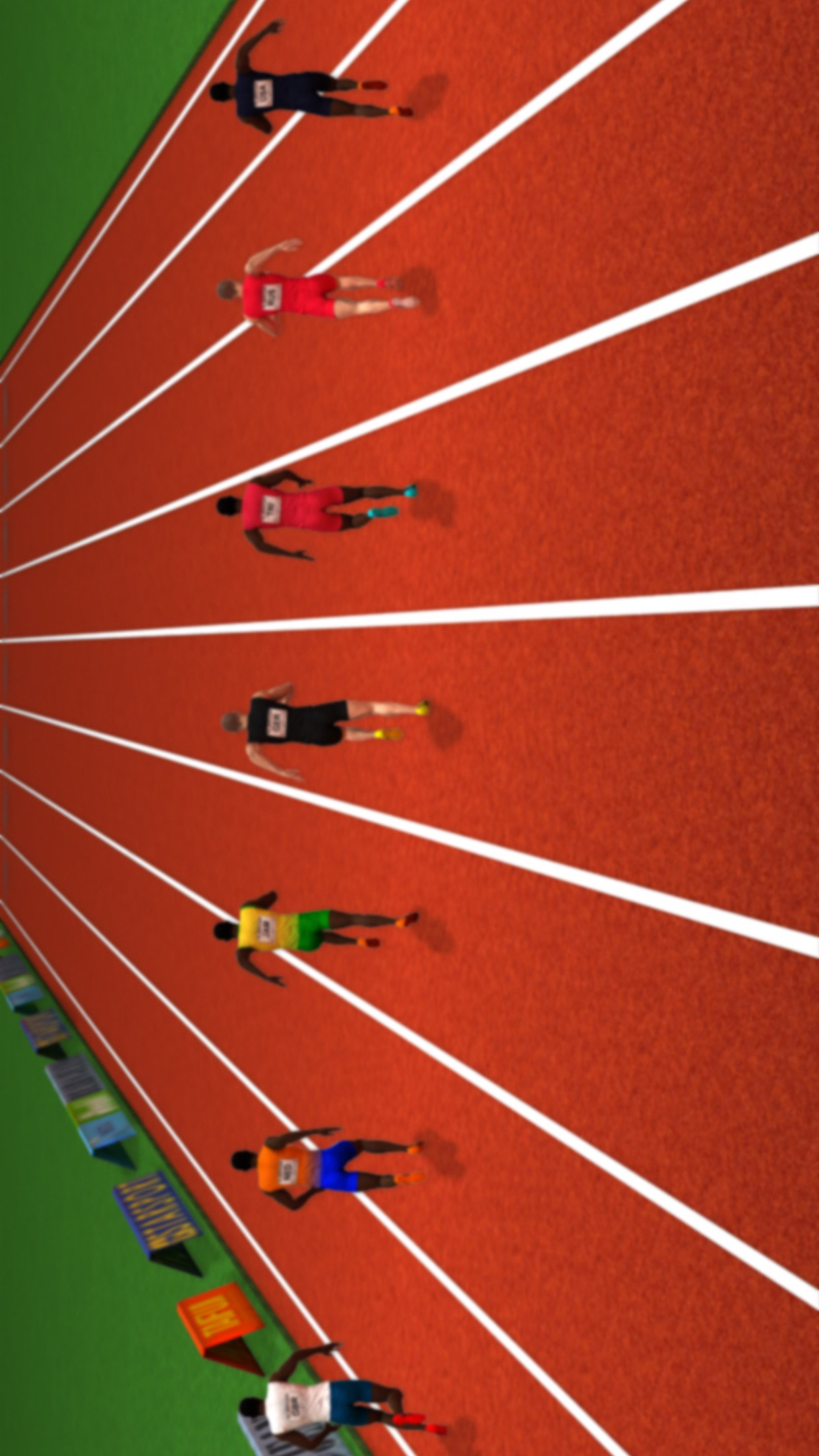 100 Metres Race Running