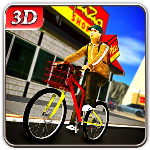 Bicycle Pizza Delivery Boy & Riding Simulator icon