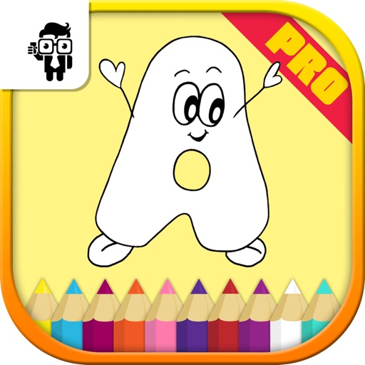 Alphabets Kids Coloring Book Pro
