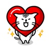 I Love You Cat Sticker