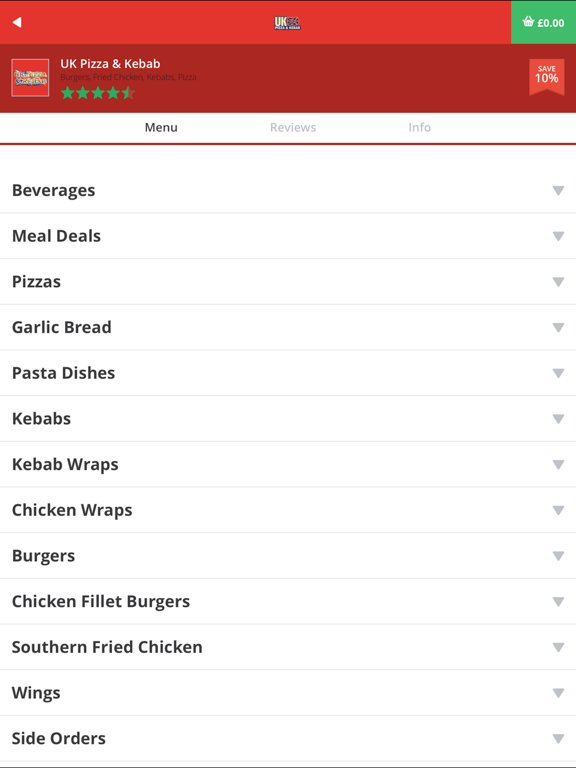 Screenshot #6 pour UK Pizza & Kebab S72