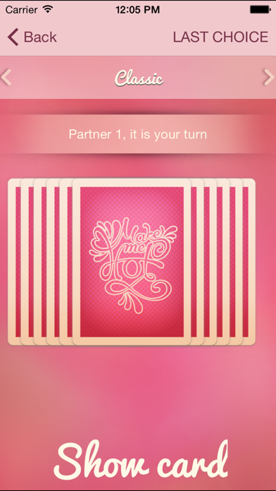 Couple foreplay sex card game Screenshot