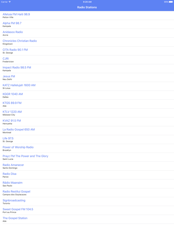 Screenshot #4 pour Radio Channel Gospel FM Online Streaming
