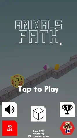 Game screenshot Animals Path - tap and flips cube to change lane apk