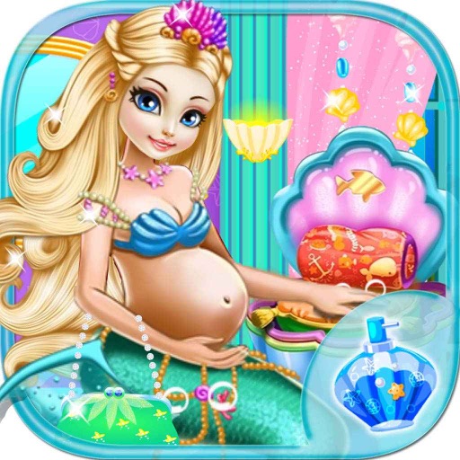 Pregnant Mermaid Room - Fantasy Princess Story icon