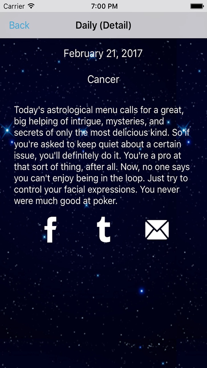 iPhone screenshot
