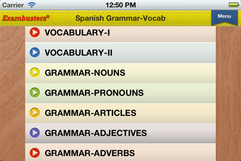 CLEP Spanish Prep Flashcards Exambusters screenshot 3