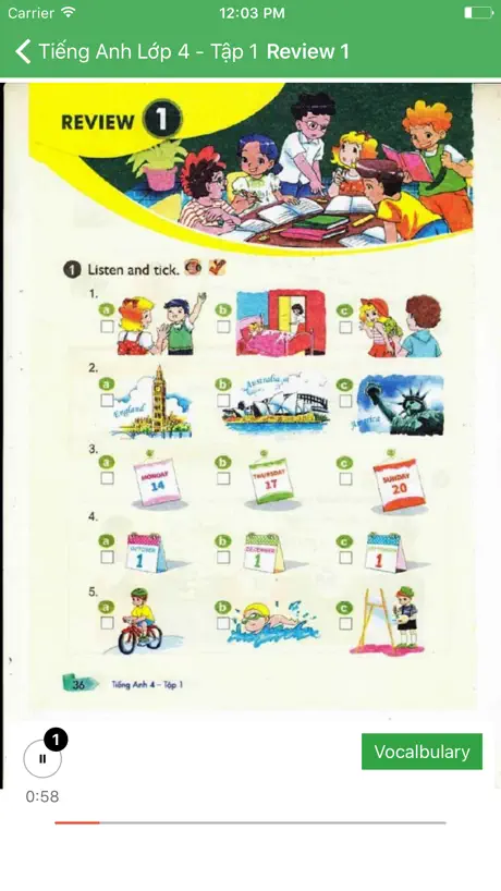 Tiếng Anh Lớp 4