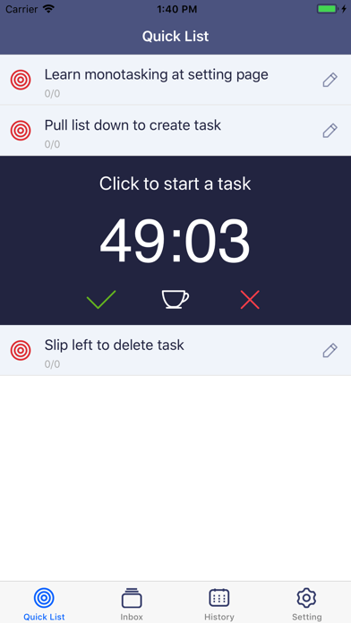 Screenshot #2 pour Monotasking