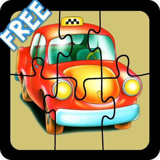 Jigsaw puzzles for baby. Cars. Lite Free